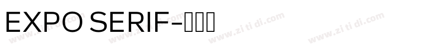 EXPO SERIF字体转换